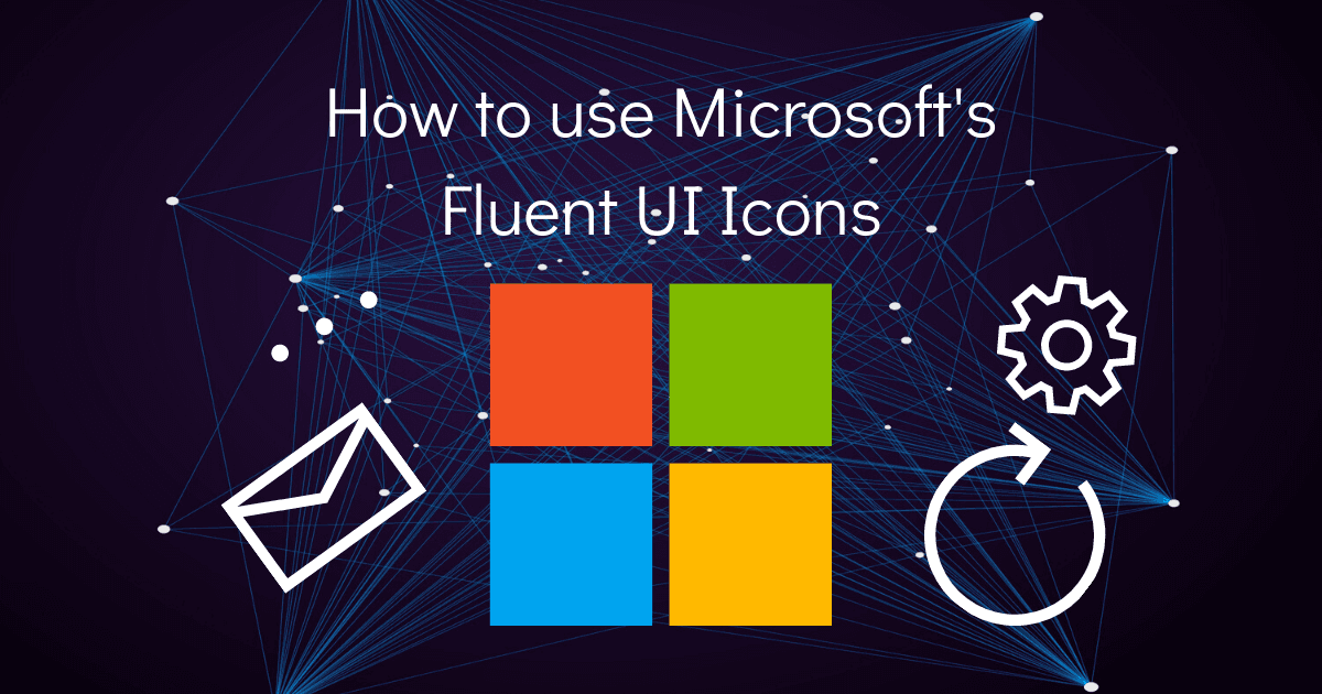 💄 How to use Microsoft Fluent UI Icons on your website?